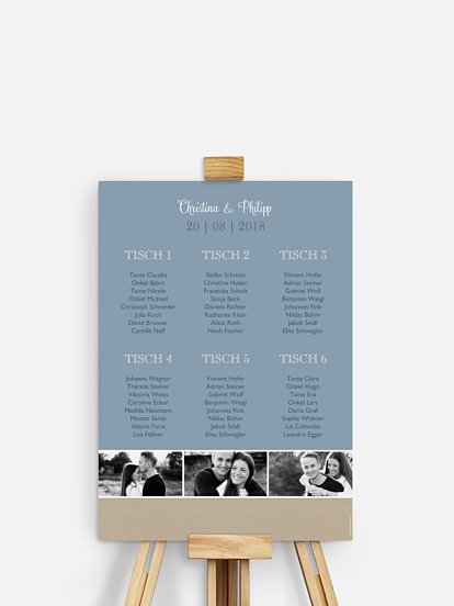 Sitzplan Plakat Mixed Up