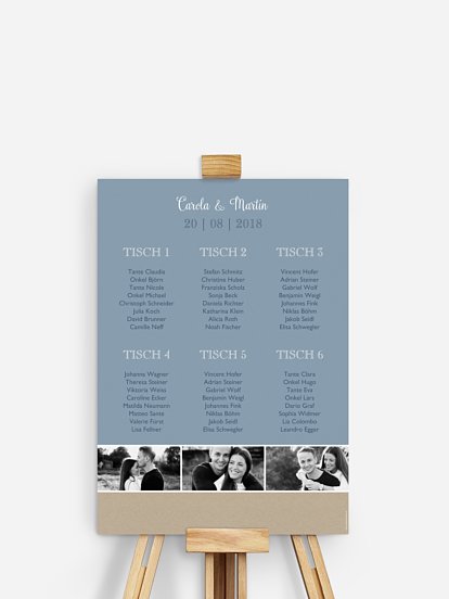 Sitzplan Plakat Mixed Up