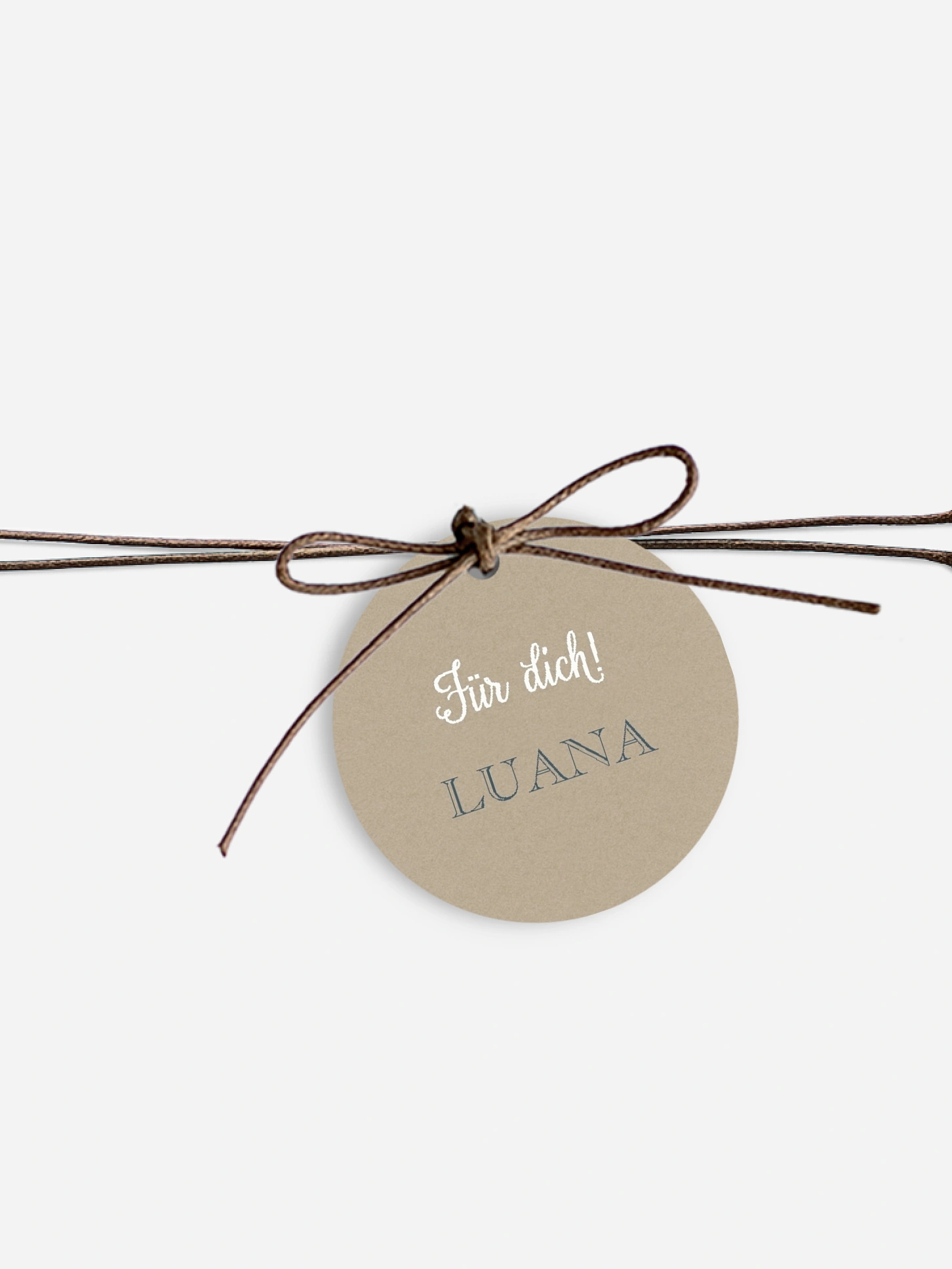 Anhänger mit Band zur Hochzeit personalisiert Mixed Up