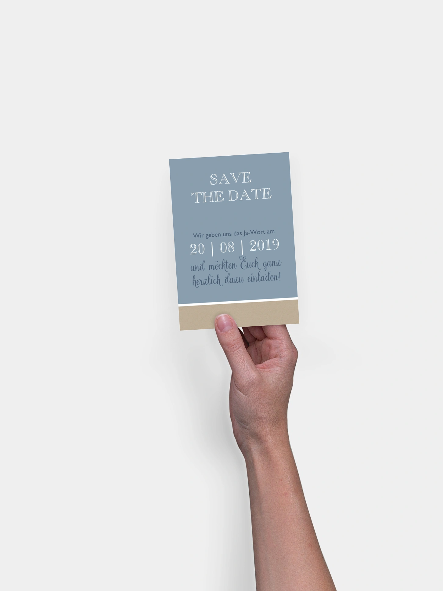 Save-the-Date Karte Mixed Up