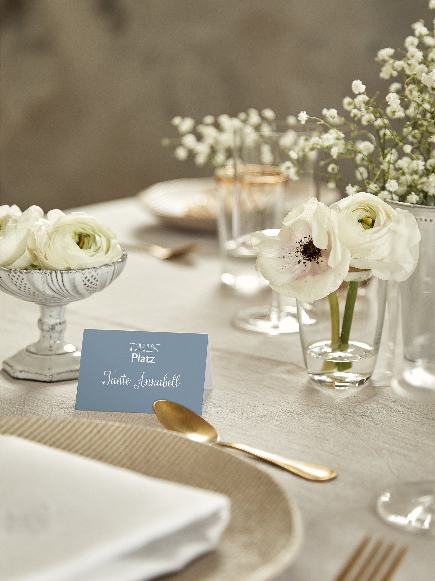 Tischkarte Hochzeit Mixed Up