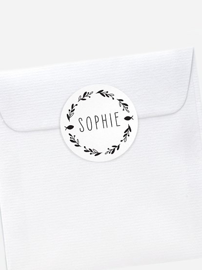 Floral Wreath Kraftpapier