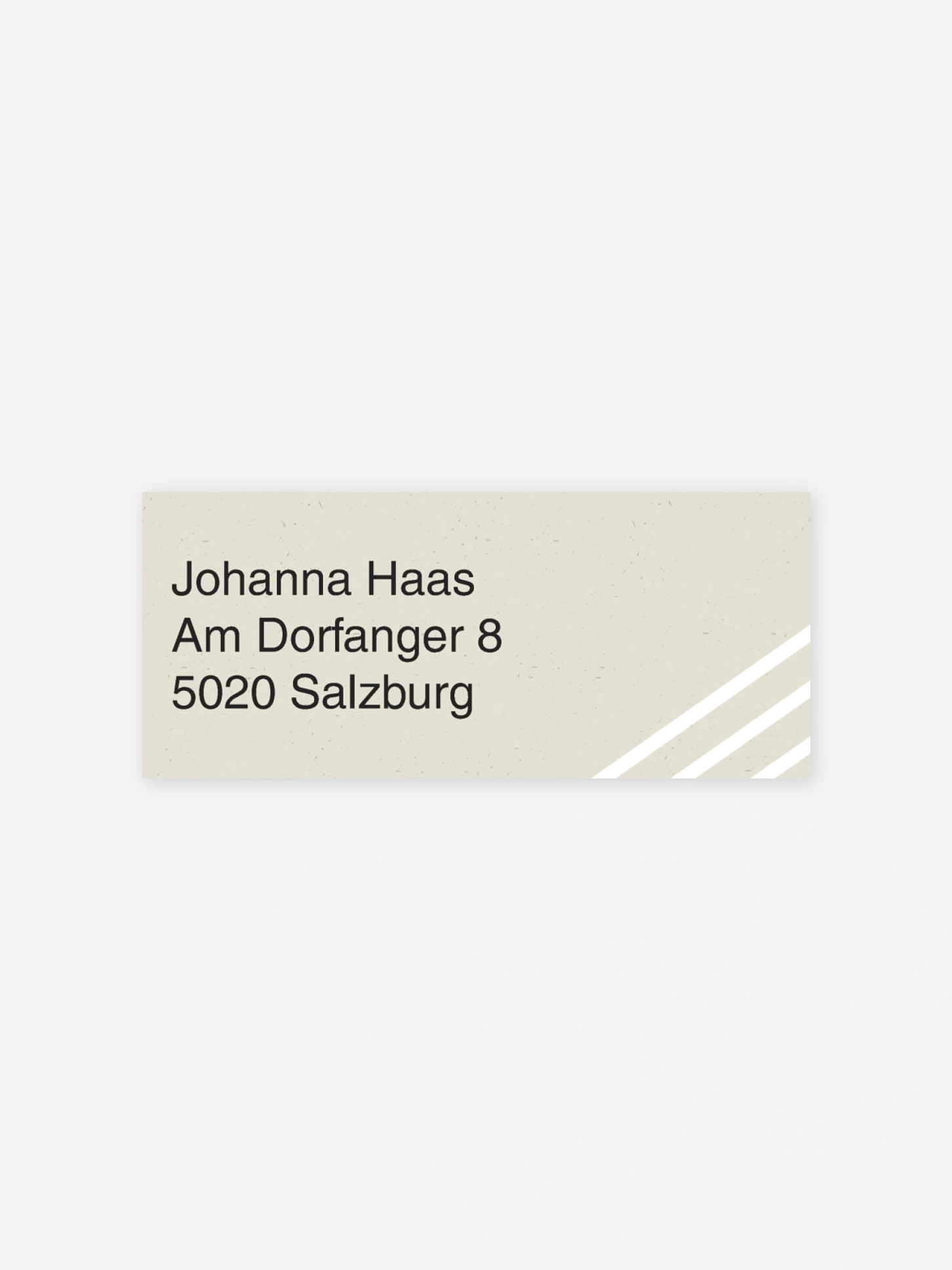 Absenderaufkleber Geburtstag Modern Lines