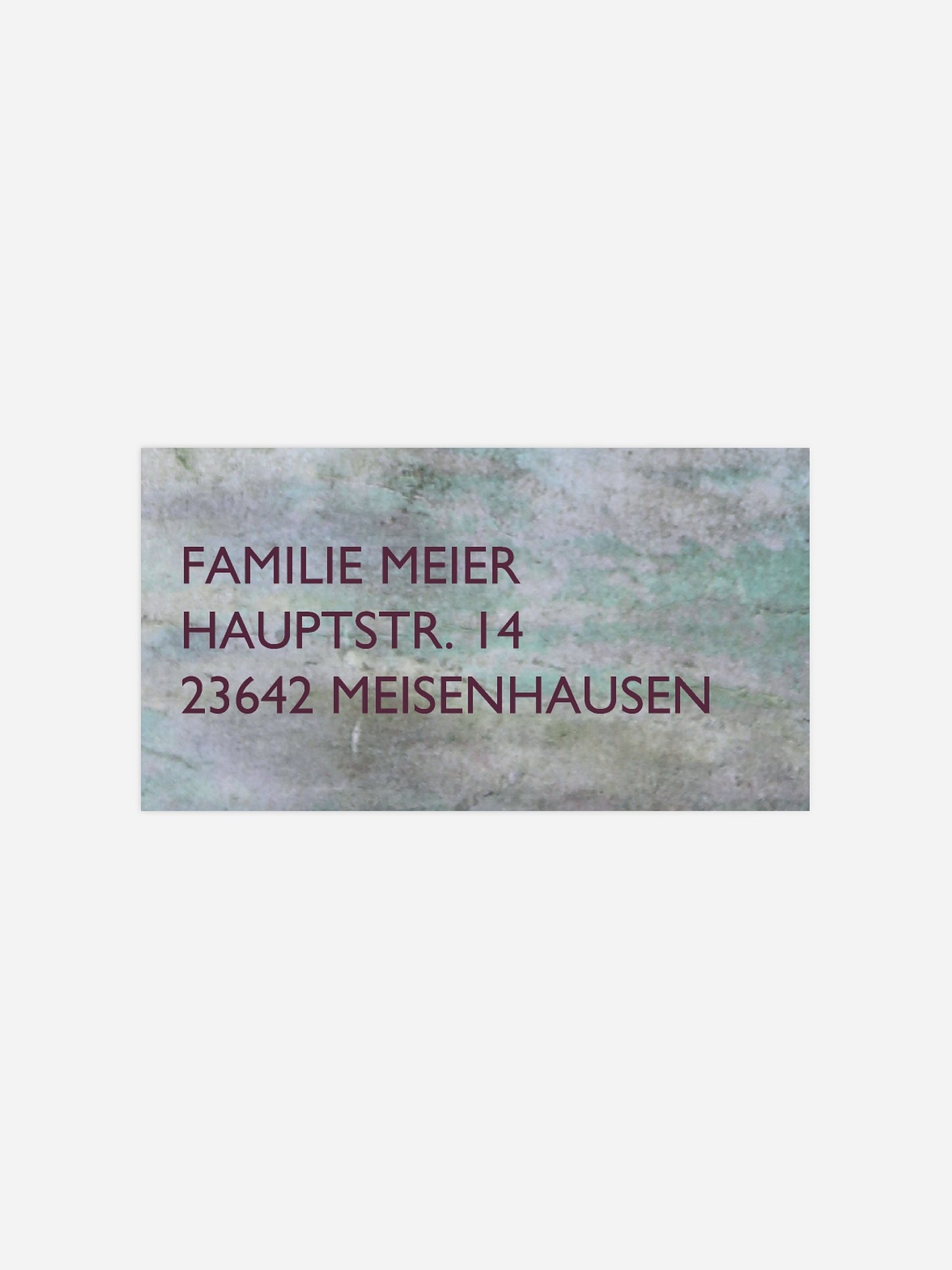 Empfängeraufkleber Trauer Memorial