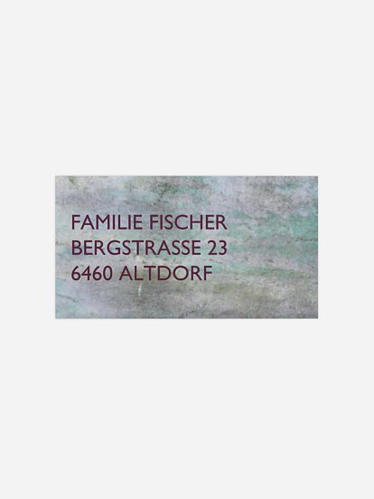 Empfängeraufkleber Trauer Memorial