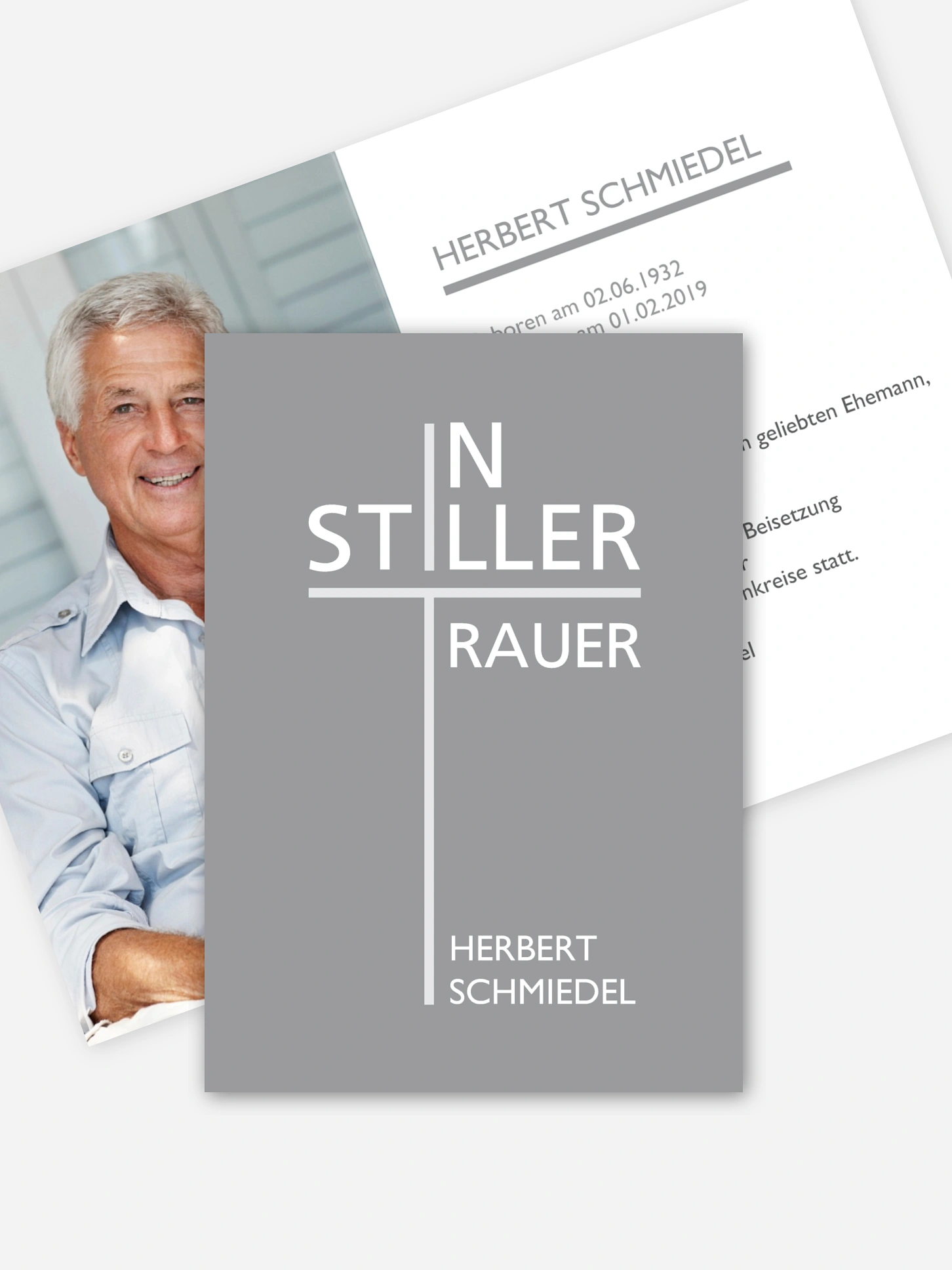 Trauerkarte Stille Trauer