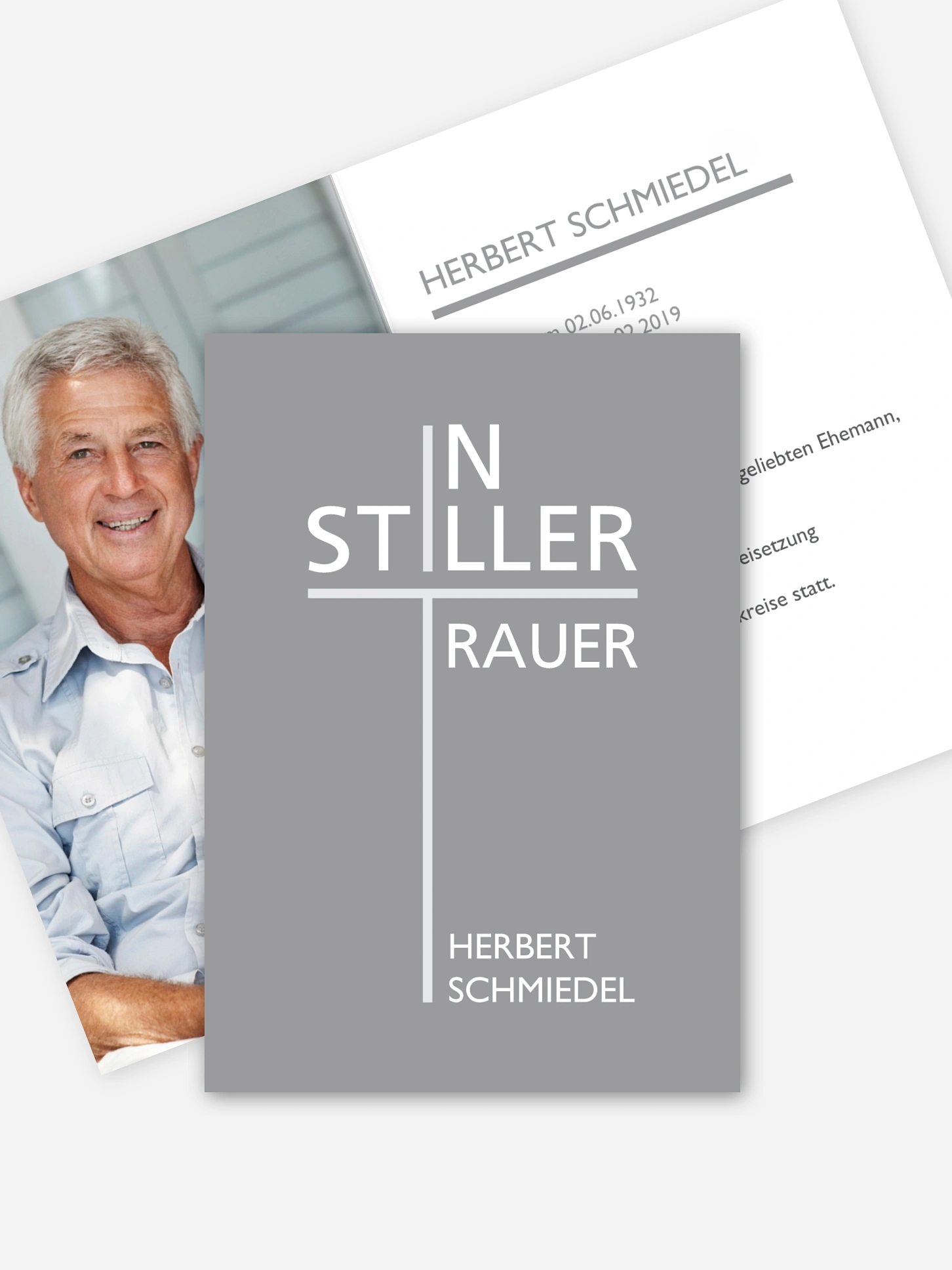 Trauerkarte Stille Trauer