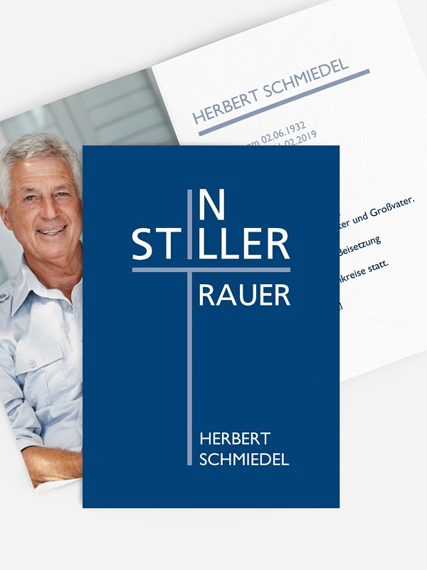 Trauerkarte Stille Trauer