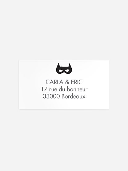 Étiquette destinataire anniversaire enfant Super baby boy