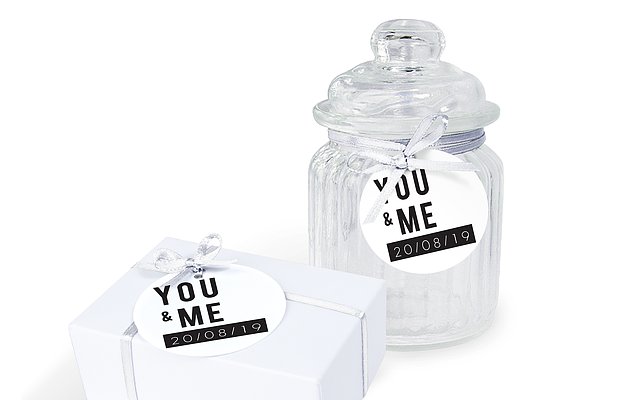 Anhänger mit Band zur Hochzeit You & Me