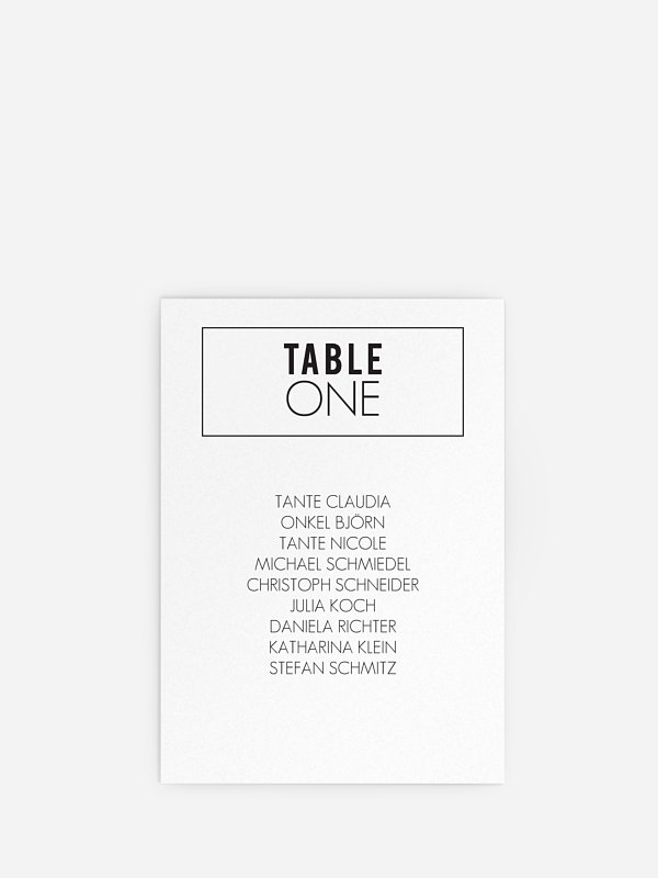 Sitzplan Kreativ You & Me