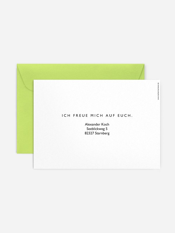 Einladungskarten 40 Geburtstag Shapely