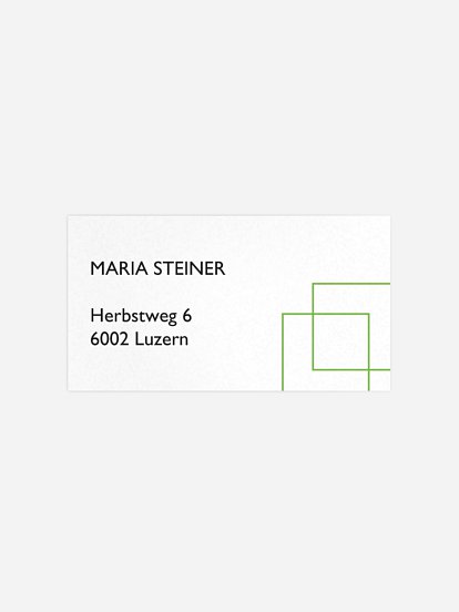 Empfängeraufkleber Geburtstag Shapely