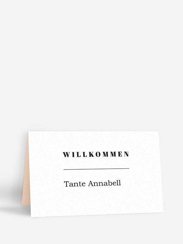 Tischkarte Hochzeit Fairytale