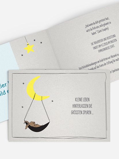 Trauerkarte Träume