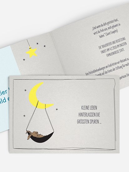Trauerkarte Träume