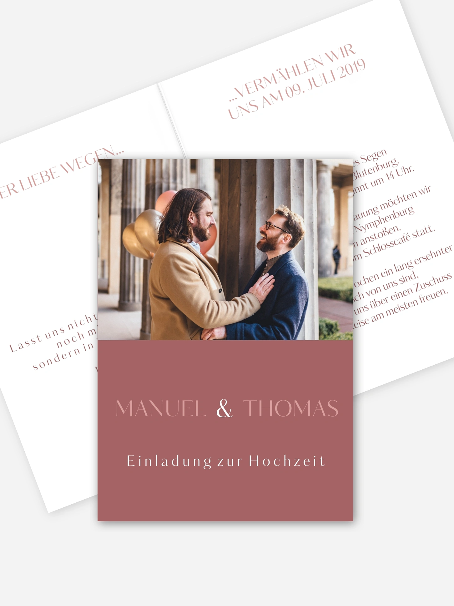 Hochzeitseinladung Zweisam