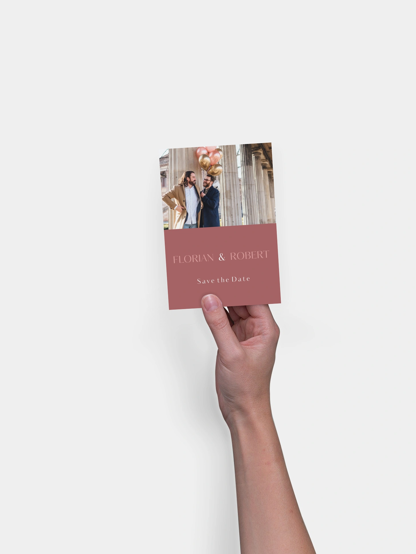Save-the-Date Karte Zweisam