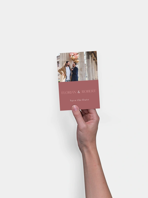 Save-the-Date Karte Zweisam