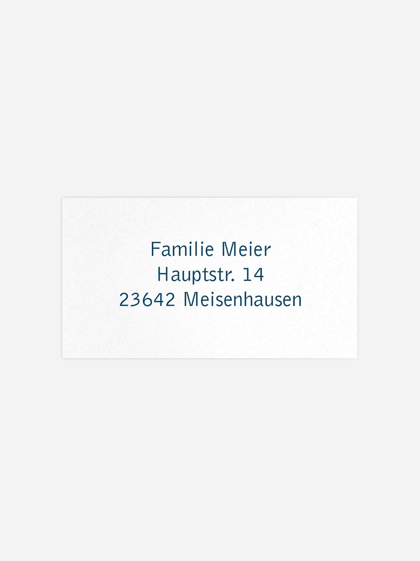 Empfängeraufkleber Trauer Freiraum für Kraftpapier