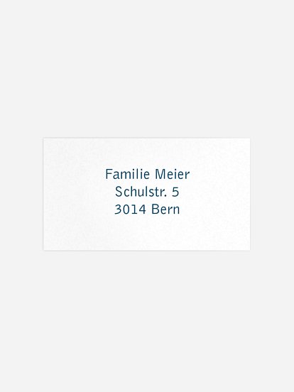 Empfängeraufkleber Trauer Freiraum für Kraftpapier