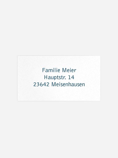 Empfängeraufkleber Trauer Freiraum für Kraftpapier