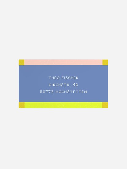 Empfängeraufkleber Geburtstag Partimals