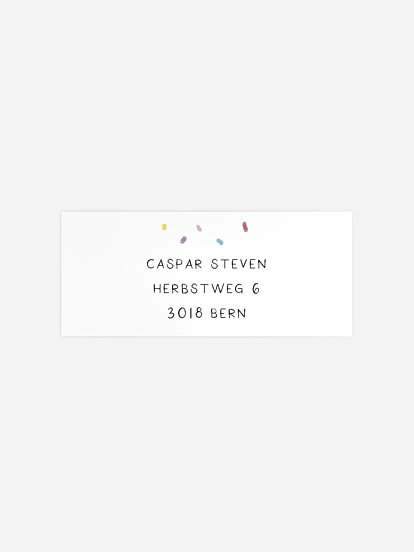 Absenderaufkleber Geburtstag Dinobaby