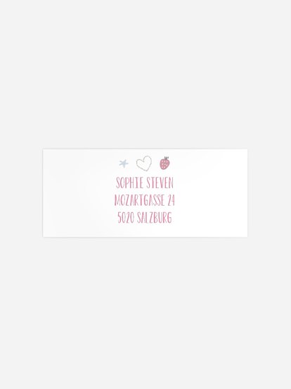 Absenderaufkleber Geburtstag Fantasy