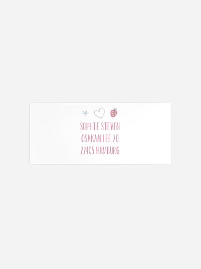 Absenderaufkleber Geburtstag Fantasy