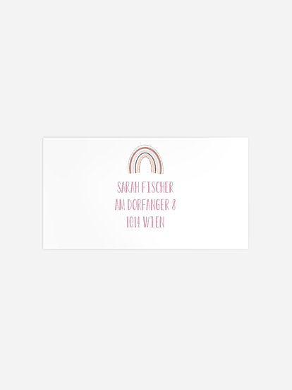 Empfängeraufkleber Geburtstag Fantasy