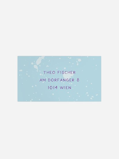 Empfängeraufkleber Geburtstag Monsterparty