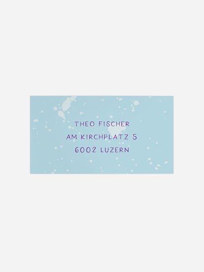 Empfängeraufkleber Geburtstag Monsterparty