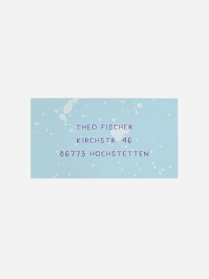 Empfängeraufkleber Geburtstag Monsterparty