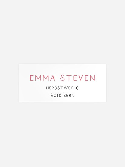 Absenderaufkleber Geburtstag Birthday Candles