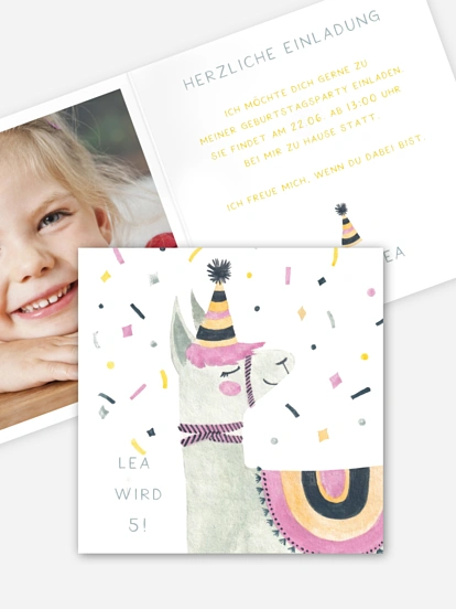 Kindergeburtstagseinladung Party Tiere