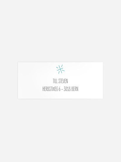 Absenderaufkleber Geburtstag AY AY Käptn