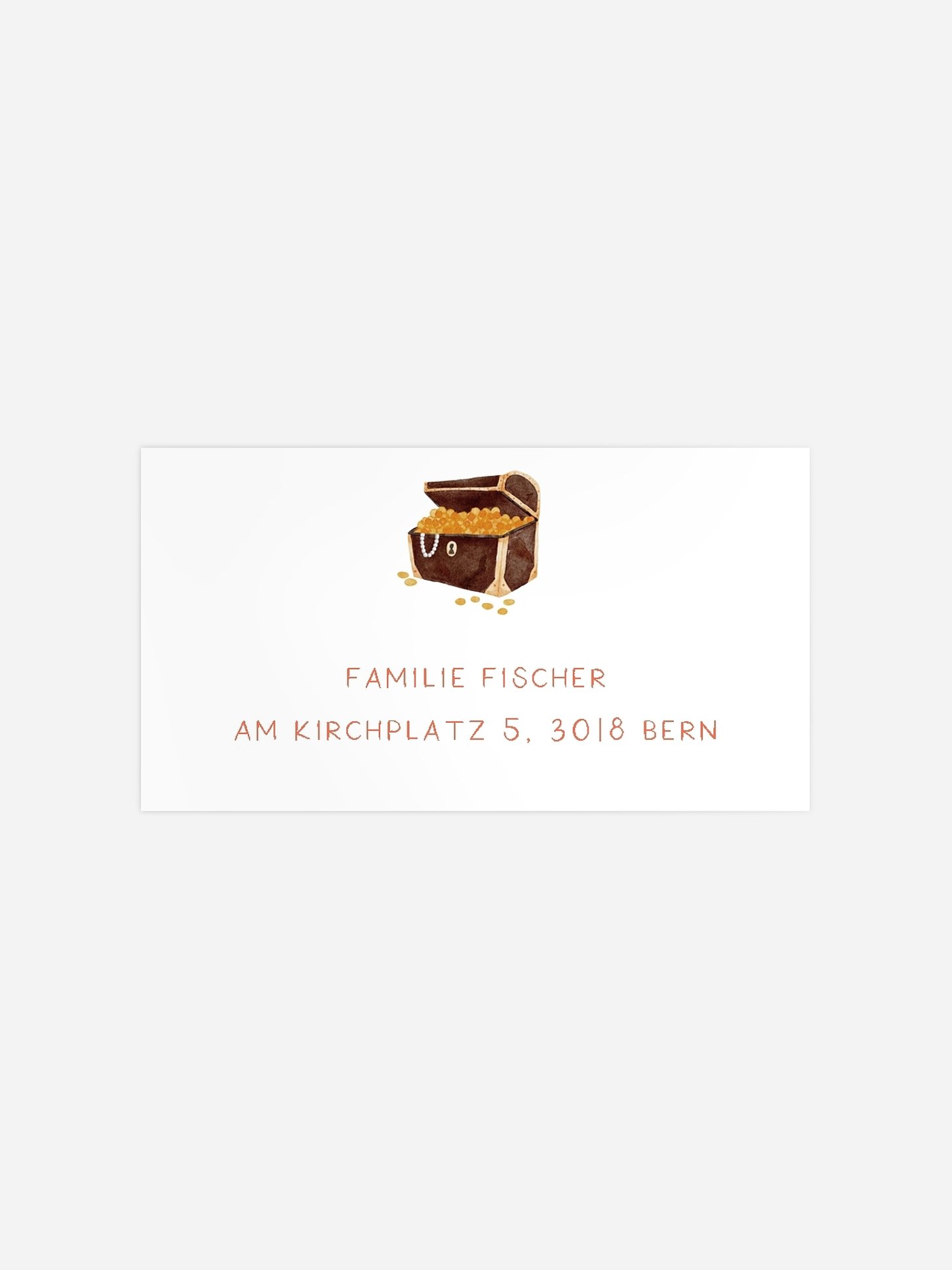 Empfängeraufkleber Geburtstag Piratenbande