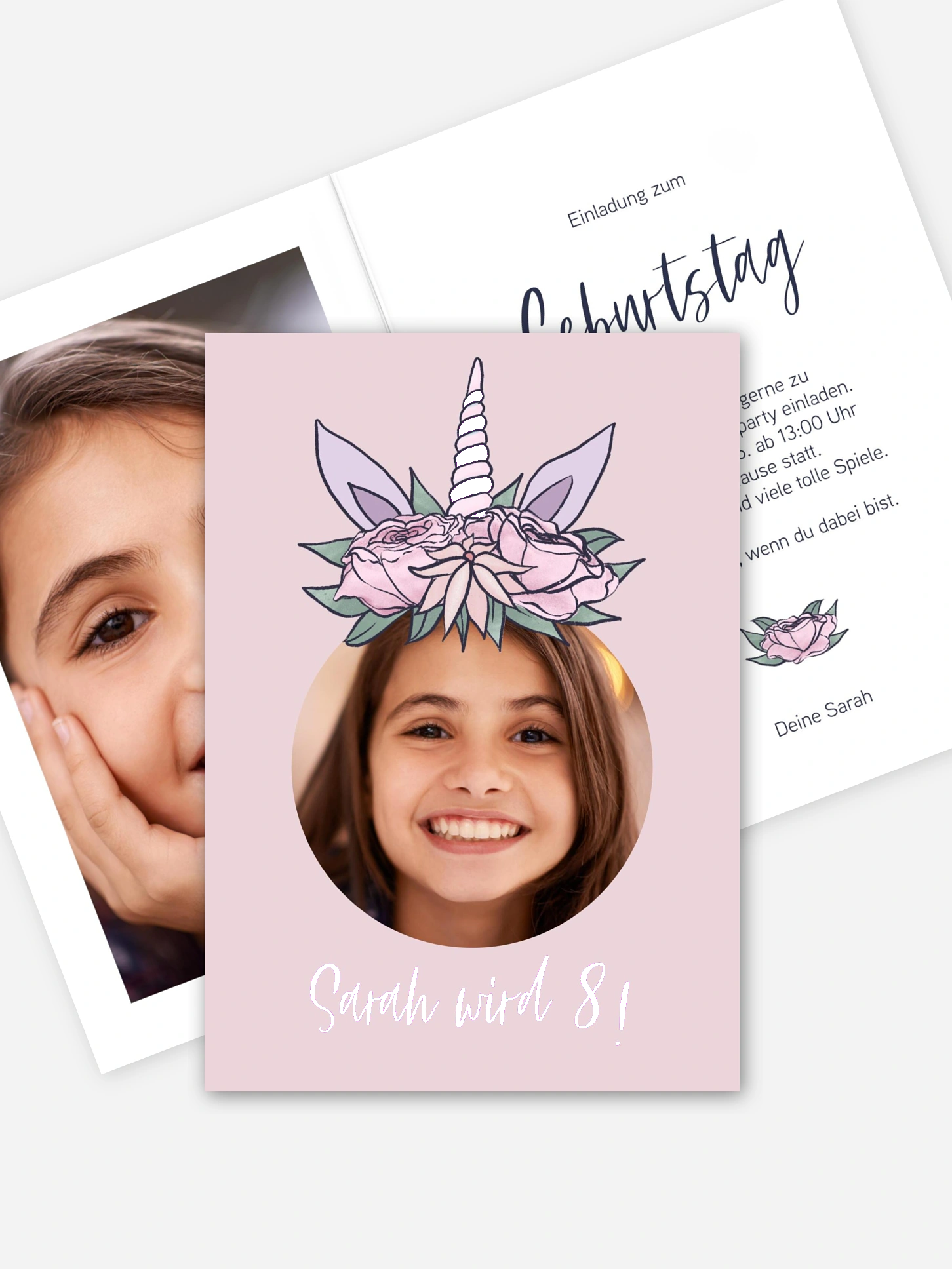 Kindergeburtstagseinladung Unicorn Magic