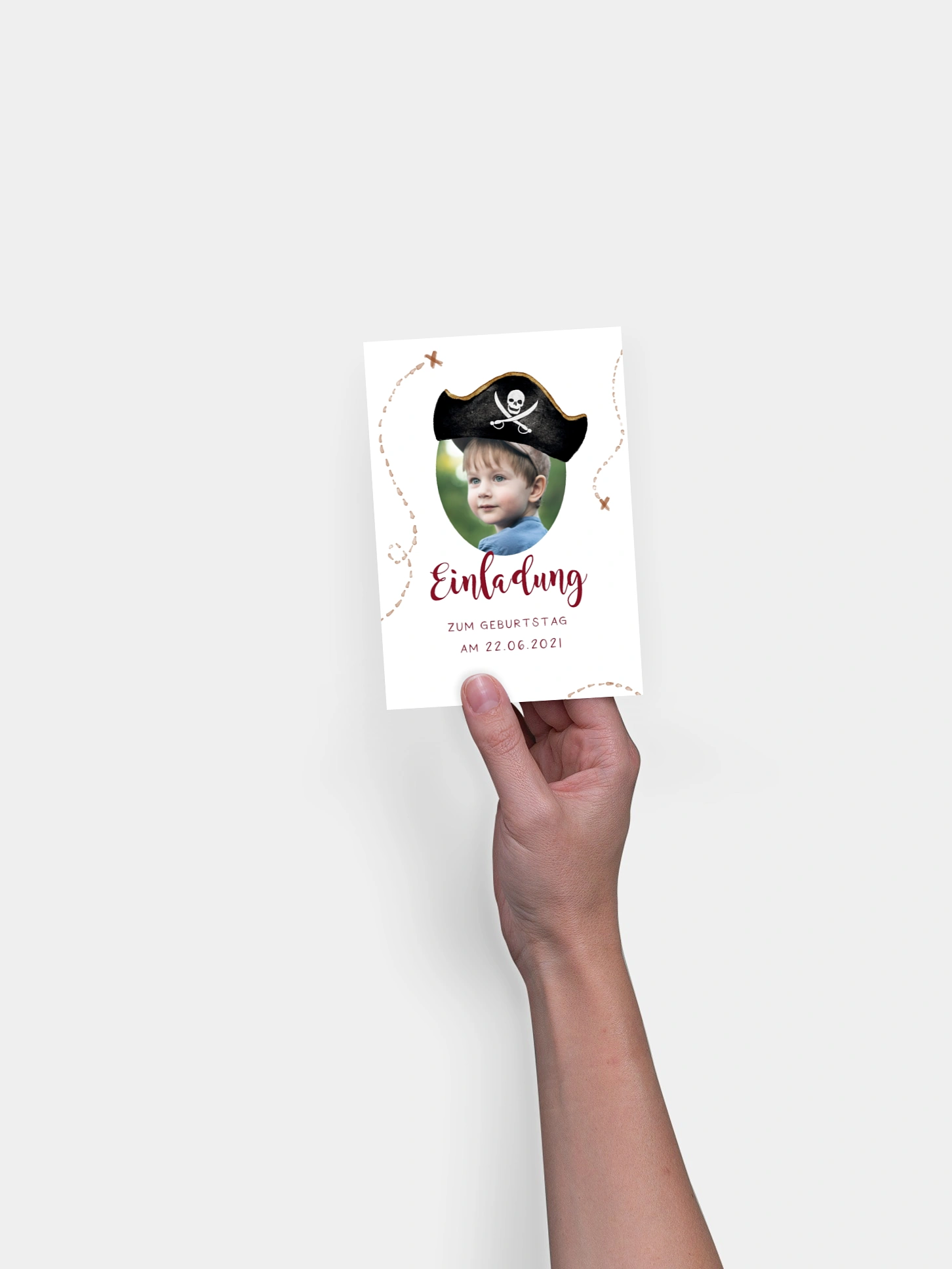 Kindergeburtstagseinladung Captain