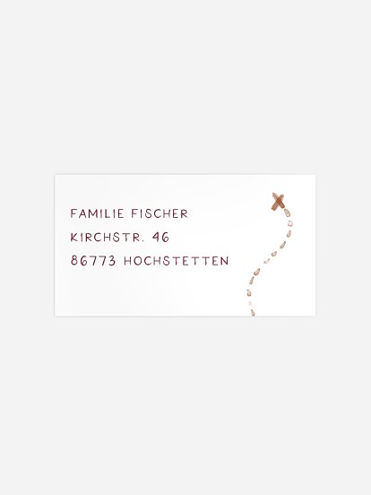 Empfängeraufkleber Geburtstag Captain