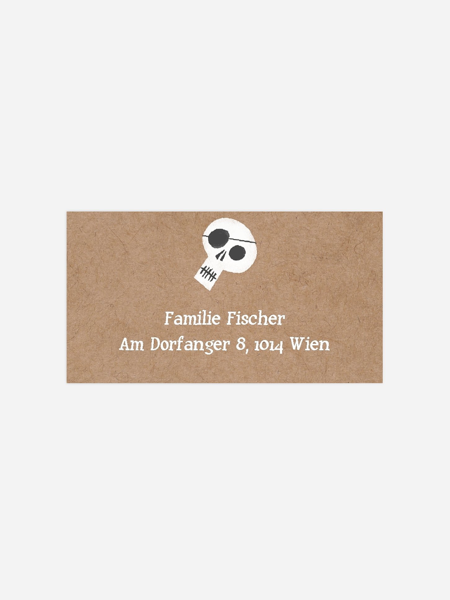 Empfängeraufkleber Geburtstag Treasure Map