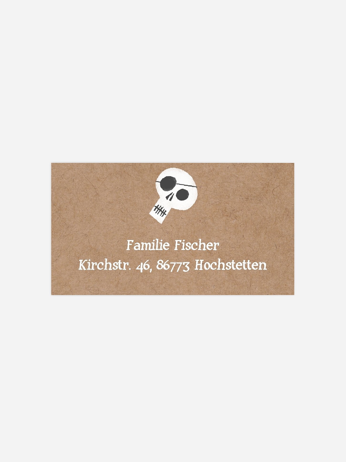 Empfängeraufkleber Geburtstag Treasure Map