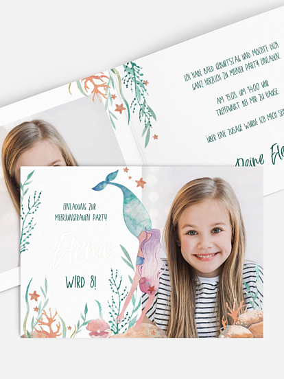 Kindergeburtstagseinladung Im Meer