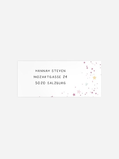 Absenderaufkleber Geburtstag Magical Unicorn