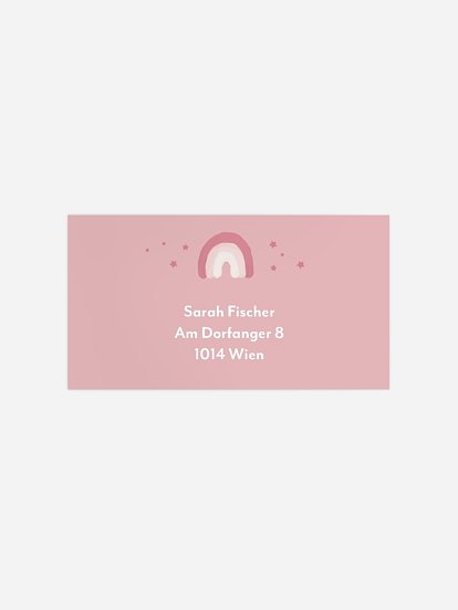 Empfängeraufkleber Geburtstag Magische Party