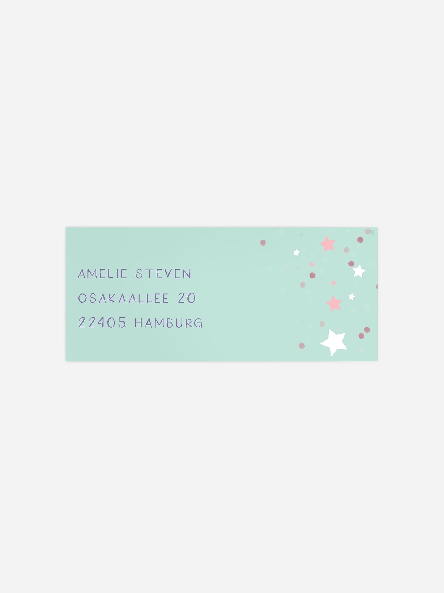 Absenderaufkleber Geburtstag Sparkle Unicorn