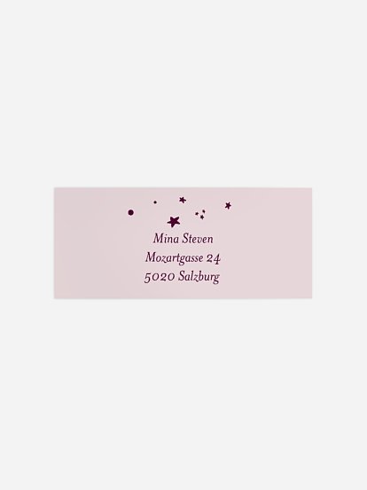 Absenderaufkleber Geburtstag Spieglein, Spieglein