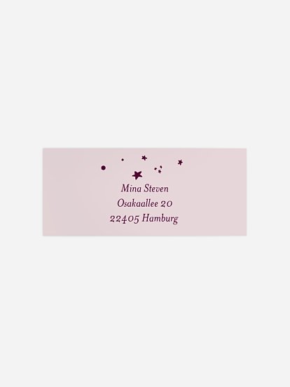 Absenderaufkleber Geburtstag Spieglein, Spieglein