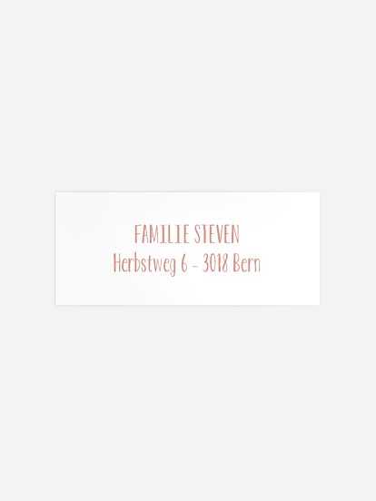 Absenderaufkleber Geburtstag Überraschung